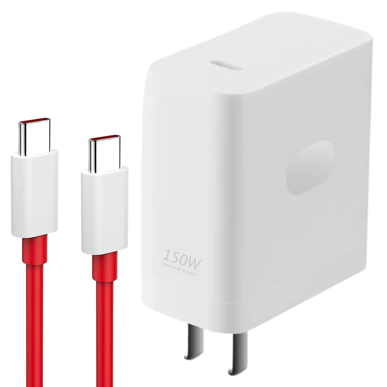 Original 150W SuperVOOC Charger Set with USB-C Cable, Compatible for OnePlus 13/13R, 12/12R, Nord 4, Nord CE4 Lite, Nord 3 – Fast Charging 240V (UAE) OnePlud-150w-charger-01
