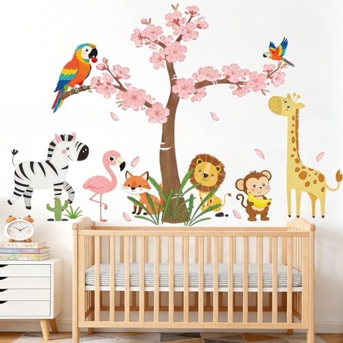 Vinilos decorativos animales forestales para pared miniatura 6