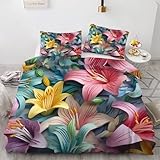 [Matériau] : la parure de lit est fabriquée en microfibre, le tissu est de haute qualité, doux, lisse, respirant. exécution exquise, durable, vous donnant une sensation soyeuse, il aide à garantir une plus longue durabilité dans le temps et une meilleure résistance à la décoloration et aux taches par rapport au coton.