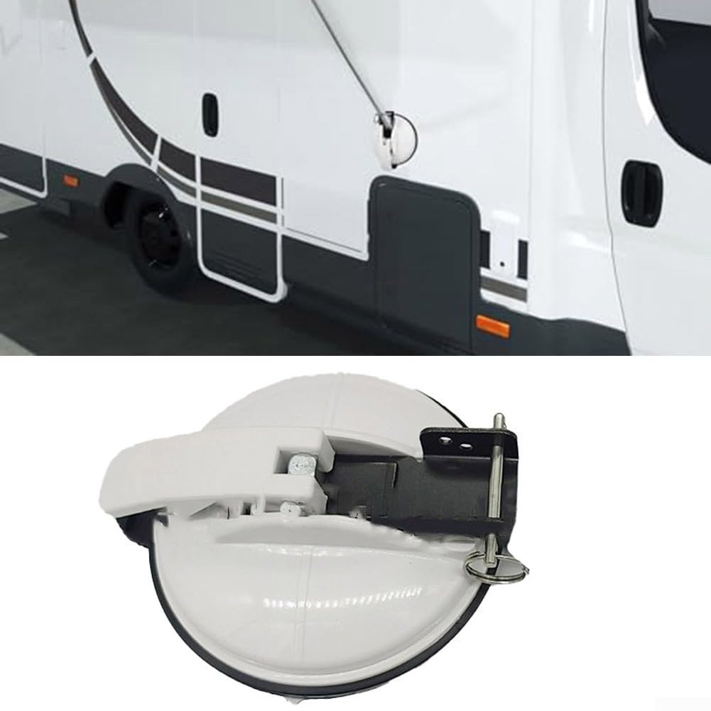 Staffa per tenda da campeggio, con base a ventosa, per camper e roulotte, in metallo ABS bianco