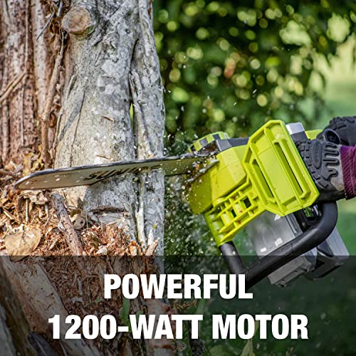 Sun Joe 24V-X2-Cs16 48-Volt Ionmax Cordless Chain Saw 16-Inch Kit, (W/ 2 X 2.0-Ah Batteries + Quick Charger) #TOP1