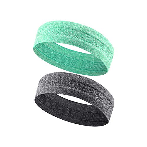GonHui Sport Headbands for Women Men Anti-Slip Sweatbands for Yoga Gym Running Cycling