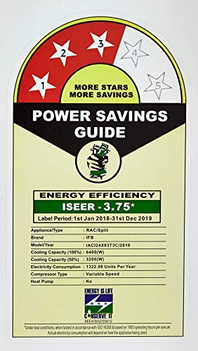 Image of IFB 2 Ton 3 Star Inverter Split AC (Copper IACI24X83T3C White)