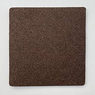 Claire's Bears 100% Wool Ironing Mat, Made in The USA (12x12 inch), Brown