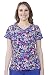 healing hands Premier Label Isabel Print Top-Paris Blue -X-Small
