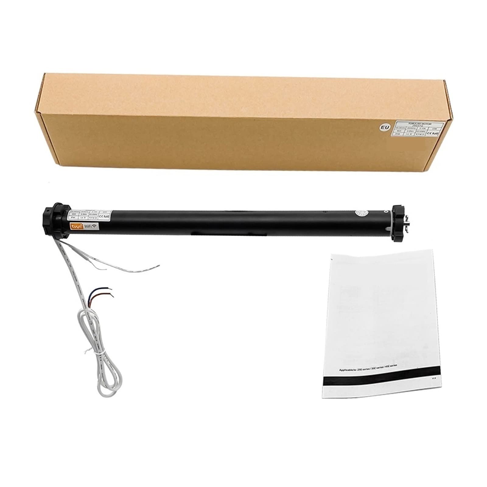 Lagerausstattung, Rollomotor 38 mm Rohrvorhänge mit Smart Tube motorisiertem elektrischem eingebautem RF-Empfänger for Volume Gate Garagentor(WiFi Blind Motor)
