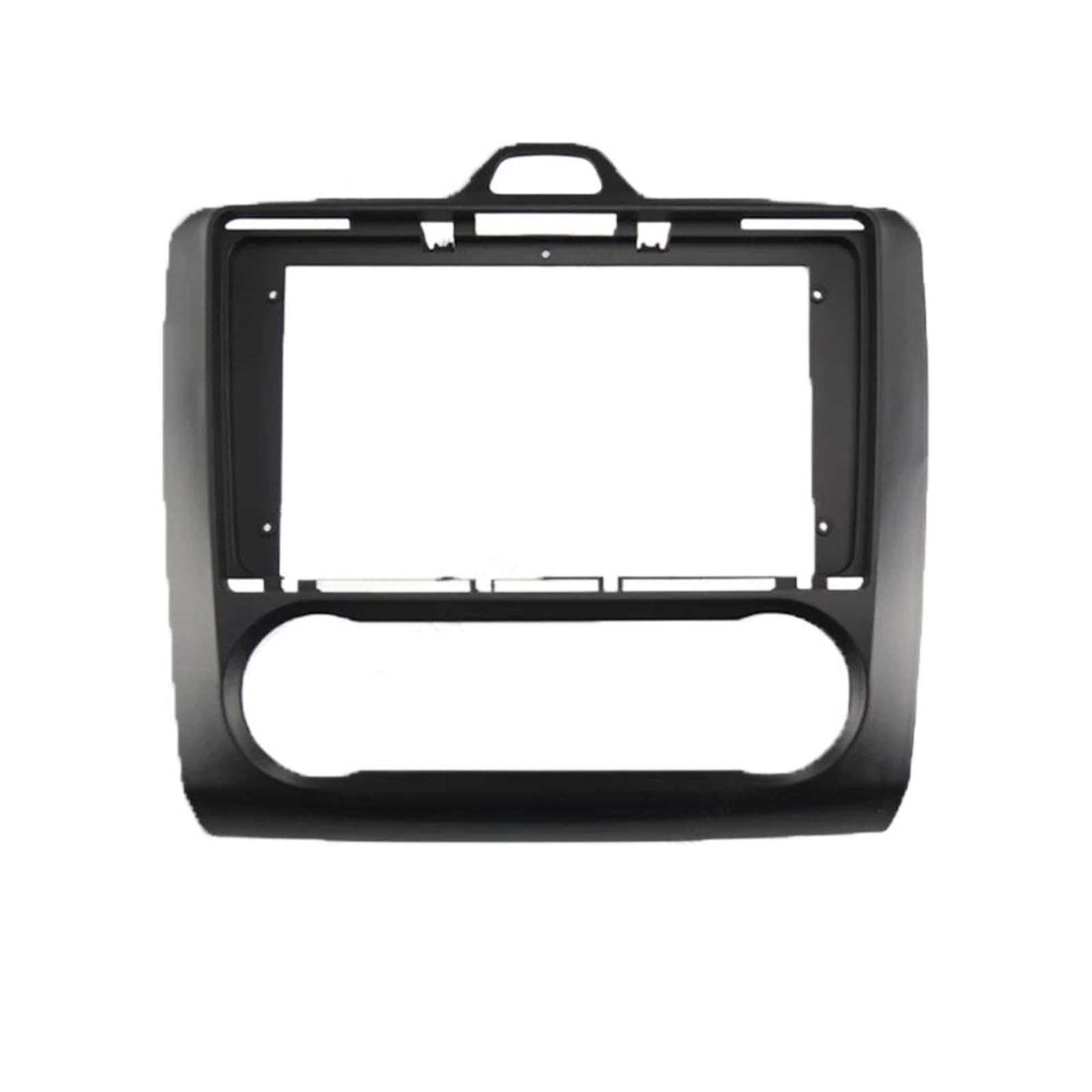 DYDGUTUFB Radio Fascia Frame 9Inch Car Radio Fascias GPS MP5 Stereo Player 2 Din Head Unit Panel Dash Frame For F&ord For Focus 2 MK2 2004-2011(Frame AT)