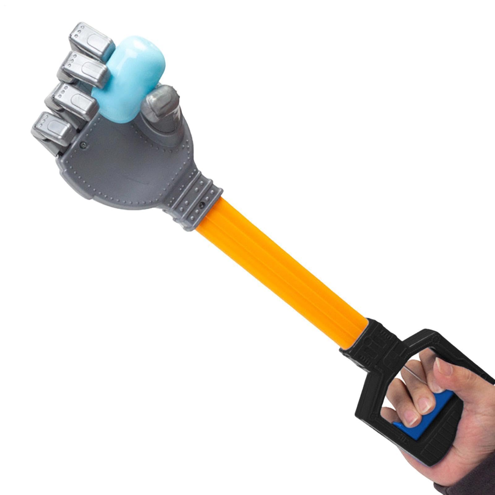 Robot Arm Gripper Toy, 48x7.5x9cm Garbage Picker Funny Strong Arm, ABS Robotic Claw Hand Grabber, Fun Elongated Large Hand-held Toy, For Ages 3+ Kids Party Birthday Home Playground Boys Girls