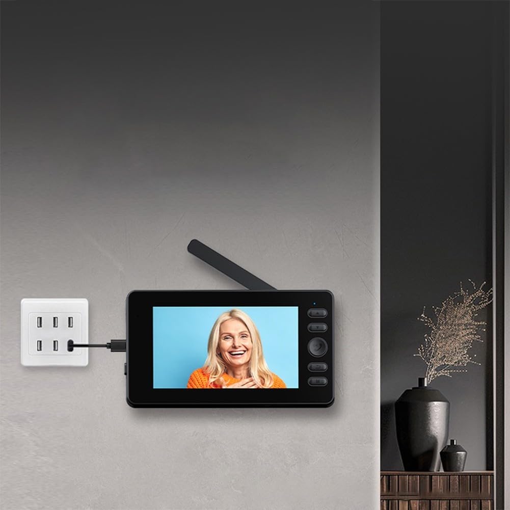 HpLive Video Türsprechanlage 4.3 Zoll 170° Weitwinkel Nachtsicht