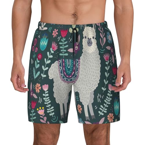 Maillot de bain homme doublure intérieure et poches imprimé floral