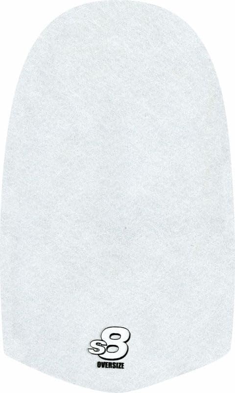 Dexter S8 White Microfiber Comfort Plus Slide Sole, Brown/A, One Size- Cut to Fit