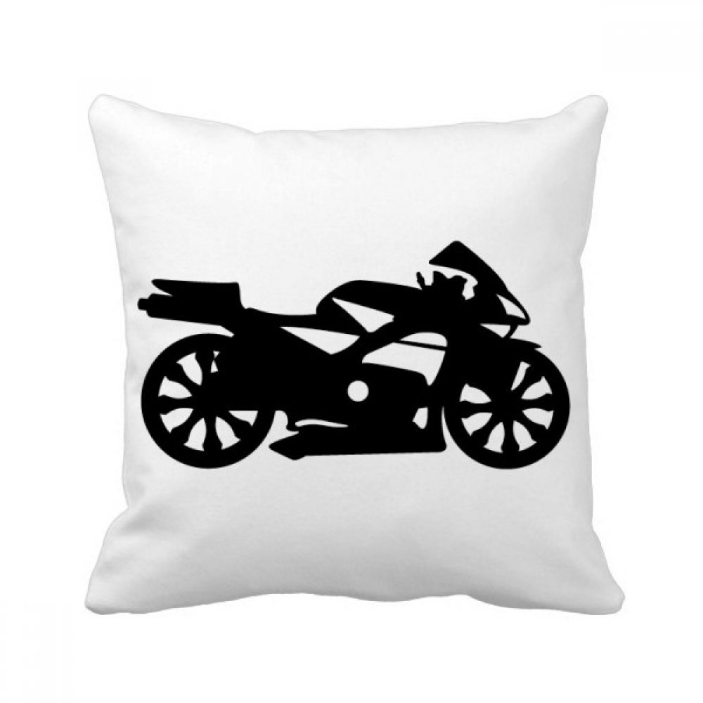 Coussin motif moto mécanique de 40 x 40 cm, le cadeau déco idéal pour motard