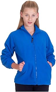 Uneek clothing UC603 poliester uniseks – dzieci pełny zamek błyskawiczny mikropolar kurtka