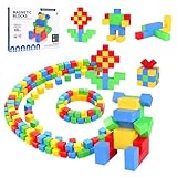 Hainue Blocs de Construction Magnetique Enfant‌,48 Pièces Constructions...