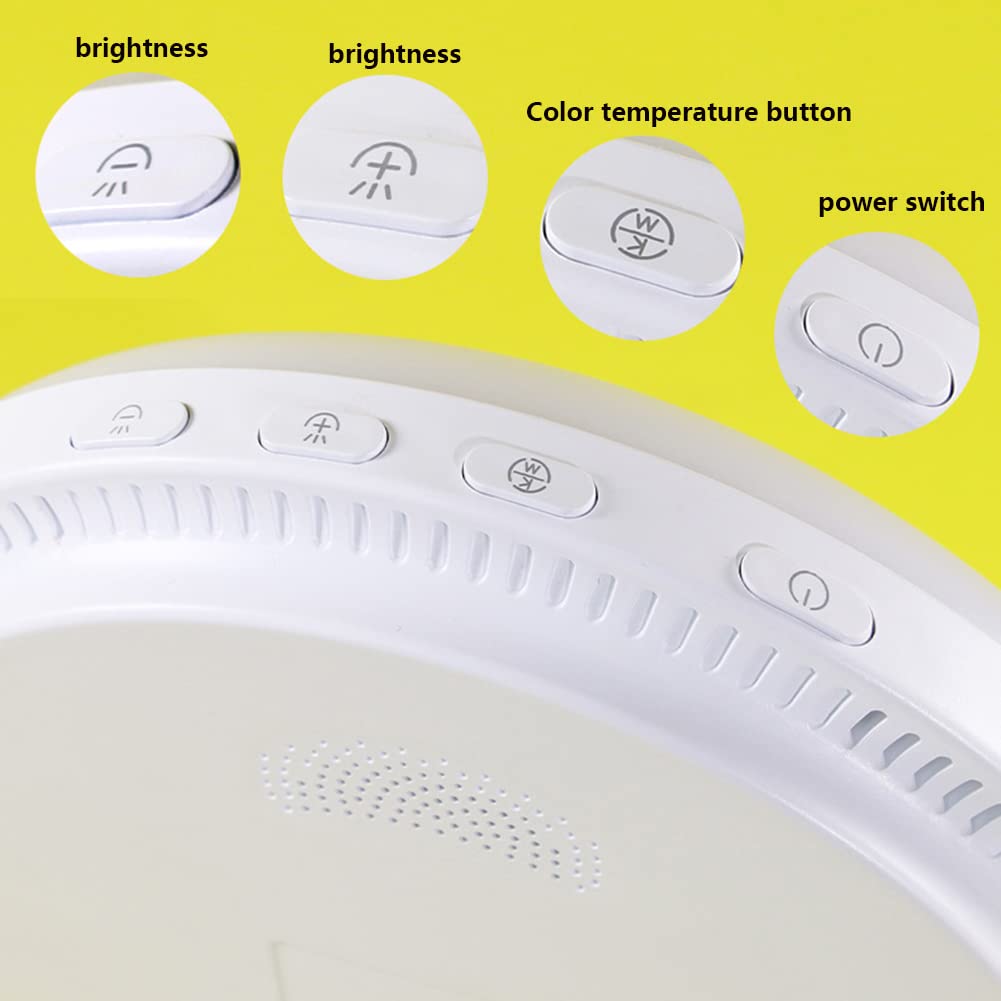 Lámpara SAD - Luz de terapia de luz diurna de 39600 lux con 3 modos, 10 niveles de brillo y atenuación continua, luz de espectro completo para trastorno afectivo estacional