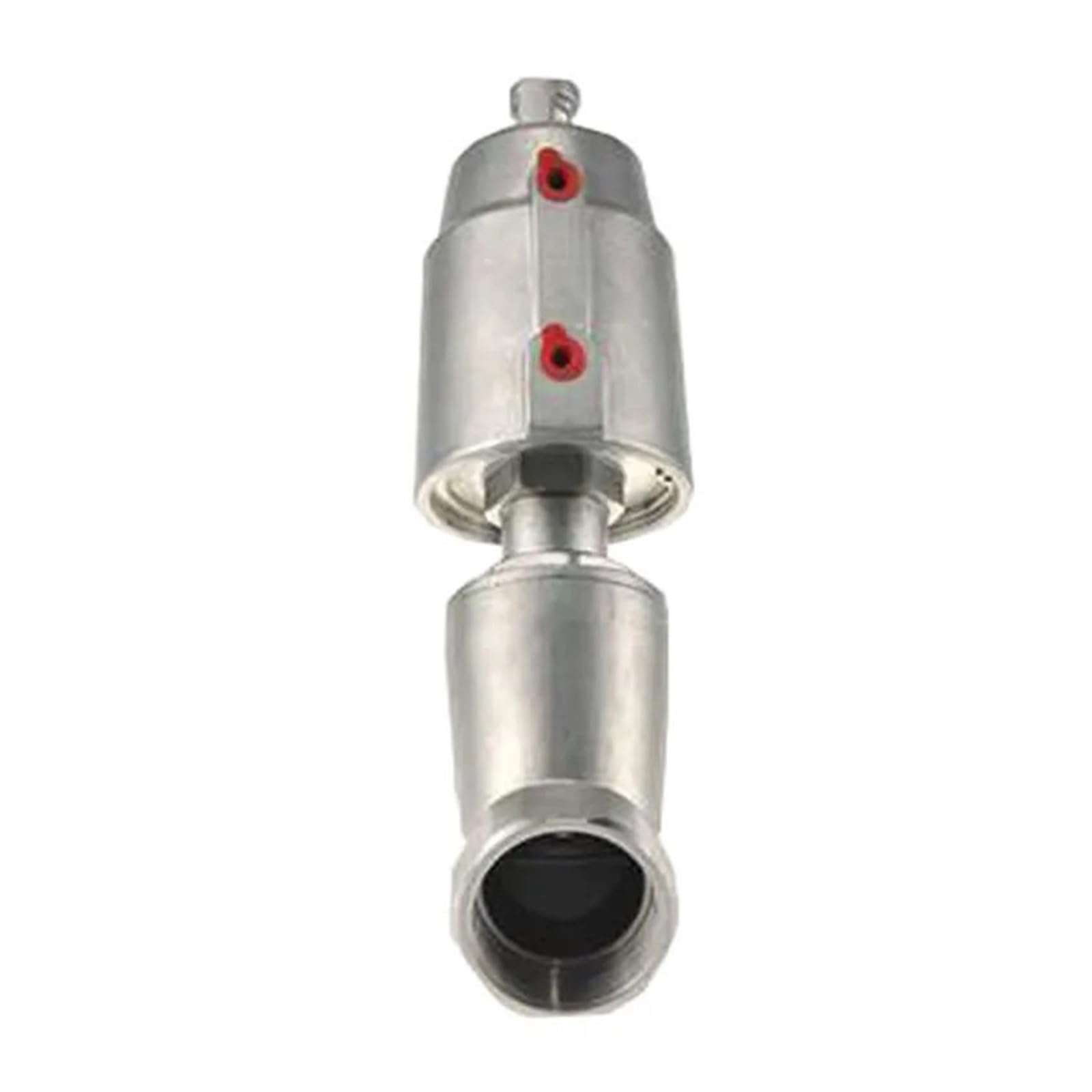 BALYDLUL DN80 Stainless Steel Pneumatic Actuator Angle Seat Valve Pneumatic Seat Valve 16bar(Normally Closed,Single Acting)