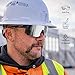 KLEIN TOOLS 03003 Polarized Blade Safety Glasses Silver Lens, ANSI Z87.1+ Impact-Rated, Anti-Fog and Scratch-Resistant, 99.9% UV Protection, Optical Class-1 Clarity Lens