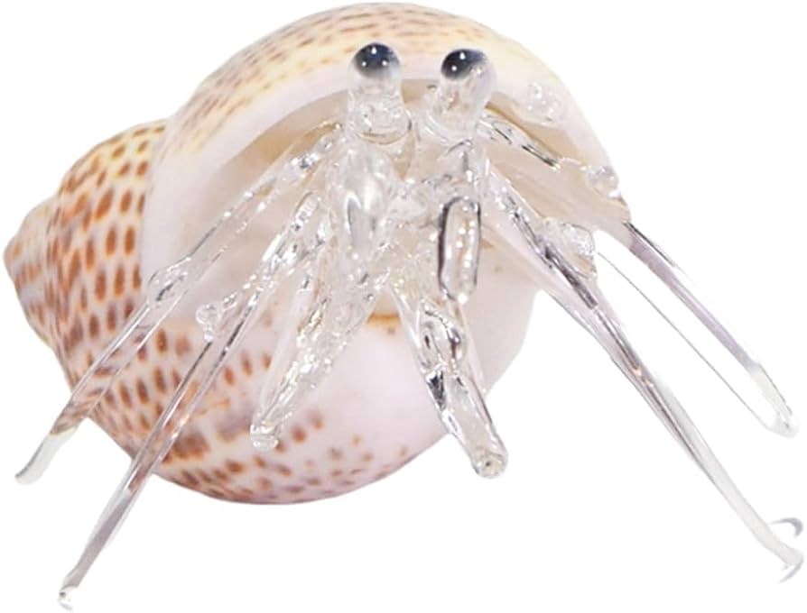 ガラス細工　ヤドカリ ガラス細工 ヤドカリ 沖縄 お土産 お取り寄せ 海の生き物 置物