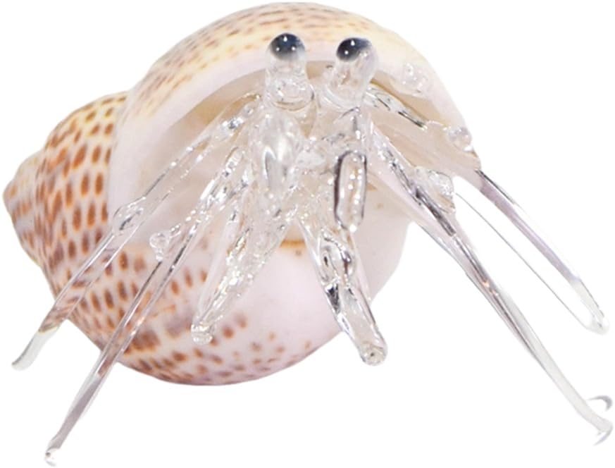 Amazon.co.jp: くば笠屋 ガラス細工 ヤドカリ 沖縄 お土産 お