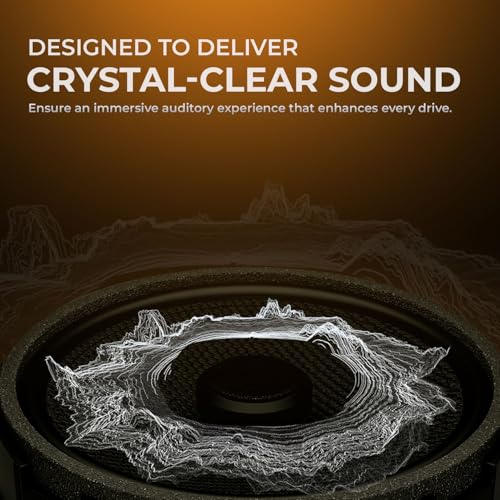 Image of DBASE Premium DBSP6685 6.5Inch Two-Way Coaxial Car Speakers | High Bass, Crystal Clear Sound | PP Injection Cone, Treated Rubber Surround | Easy Plug & Play Installation