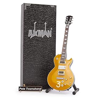 Axman Pete Townshend (The Who) Réplique de guitare miniature – Cadeaux musicaux – Ornement fait à la main – Comprend une… - Les Beatles, Paul McCartney, John Lennon, RIngo Starr, George Harrison