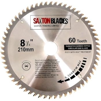 Saxton Tct Lame De Scie Circulaire A Bois 210 Mm X 30 Mm X 60 T Pour Festool Bosch Makita Dewalt Convient Aux Scies De 216 Mm Amazon Fr Bricolage