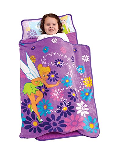 Disney Sprinkling Pixie Dust Toddler Nap Mat Roll, Tinkerbell (Discontinued by Manufacturer)