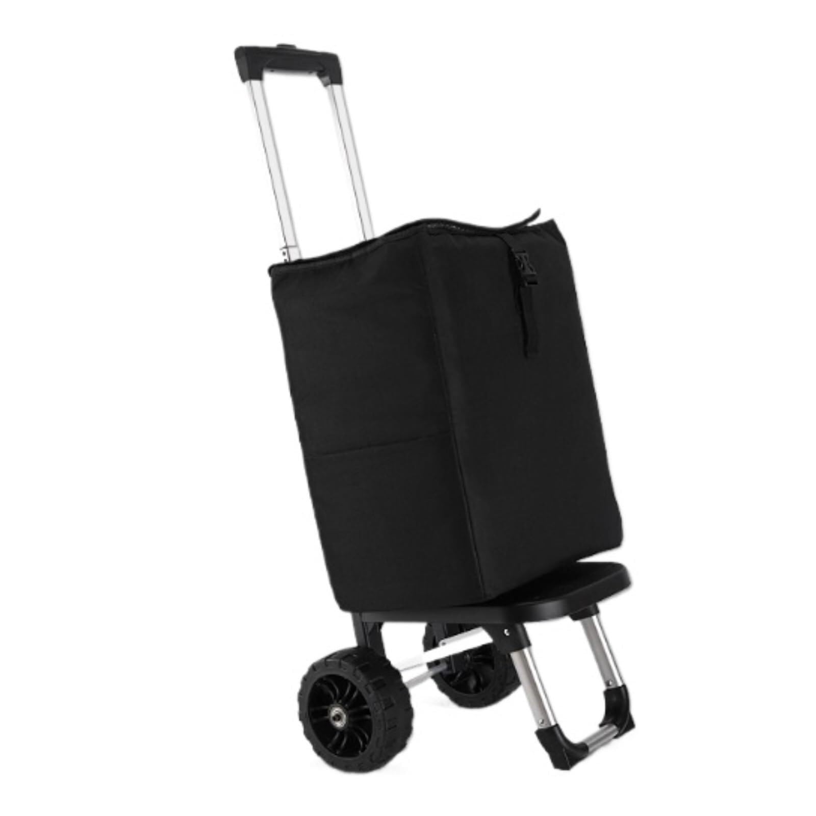 Folding Trolley Cart Folding Utility Trolley with Insulated Bag for Grocery