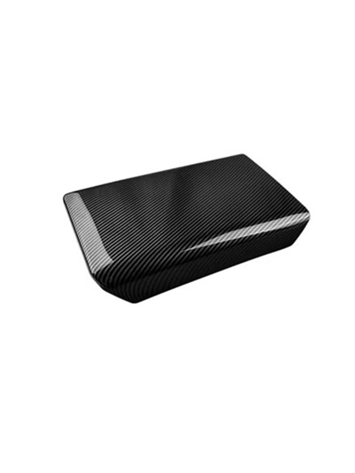 Decorative Stickers Compatible with Tesla for Model 3 for Highland for Model Y for Juniper Carbon Fiber Textured Cover for Car Steering Wheel Frame(Armrest)