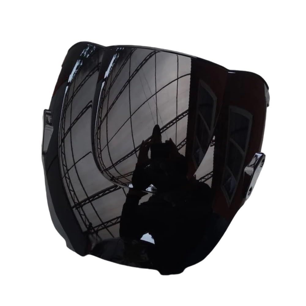 Pare-brise double bulle CBR600F3 noir contre la pression du vent - 8