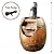 Teamson Home Vintage Barrel Waterfall Fountain with Pump for Outdoor Patio Garden Backyard Decking, 33 Inch Height, Wood