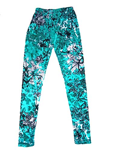 Image of indi weaves Girls Printed Velvet Leggings Pack of 5