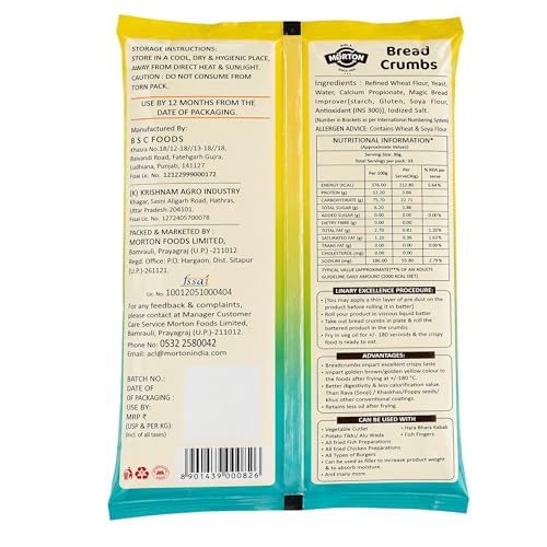 Image of Morton By Birla American Style Bread Crumbs 1 Kg