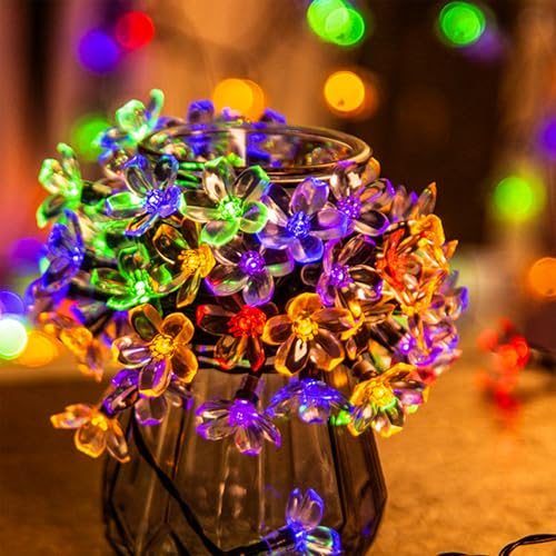 Keretuby J-YHD-USB-BW Plug In Decorative Fairy Pastel Flower String Light For Indoor Bedroom, Usb Powered 33Ft 100 Led Cherry Blossom Tree Wall Garland Hanging Christmas Decor thumb #1