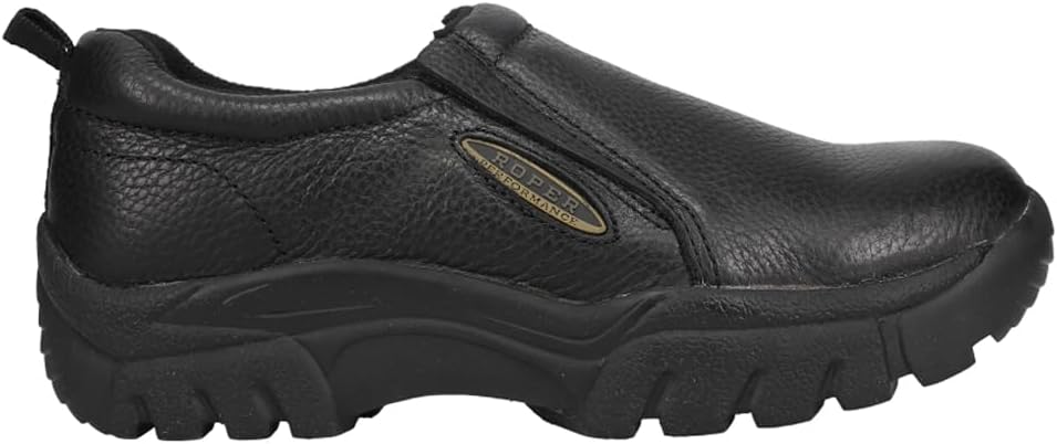 Roper Mens Performance Slip Resistant Slip On Work/Duty - Brown - Image 2