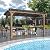 Yardenaler 6 x 13 FT Wooden Grill Gazebo with Sloping Metal Roof, 2 Full Size Grills, BBQ Canopy for Outdoor Patio, Lawn, Garden, Light Mocha Brown