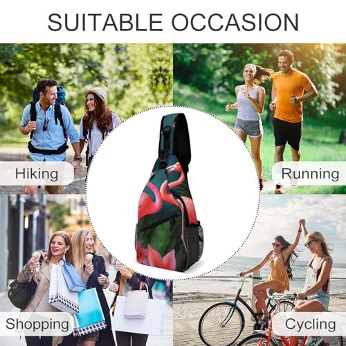 Mochila tipo bandolera blanca para deporte y senderismo miniatura 6