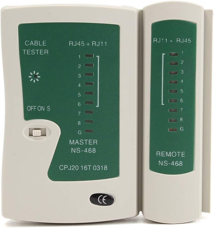 Harbour Delights - RJ45 RJ11Cat5 Cat6 LAN Cable Tester Handheld Network Cable Tester Wire Telephone Line Detector Tracker Tool kit