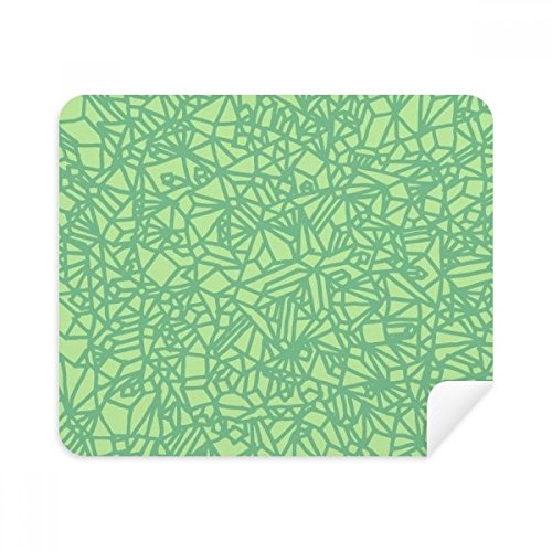 Chiffon de nettoyage d'écran motifs abstraits verts 2 pièces