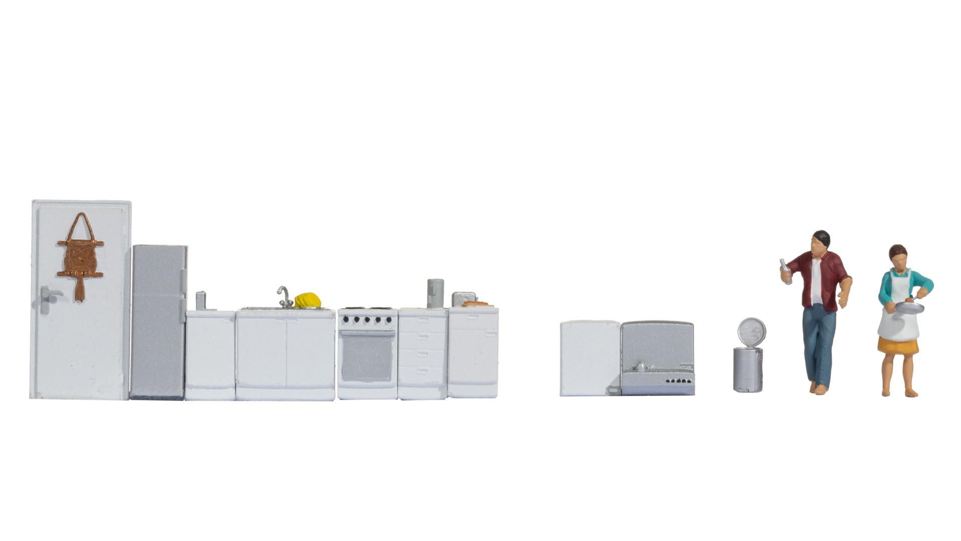 Noch 16285 HO/OO Gauge Kitchen Themed Figure Set