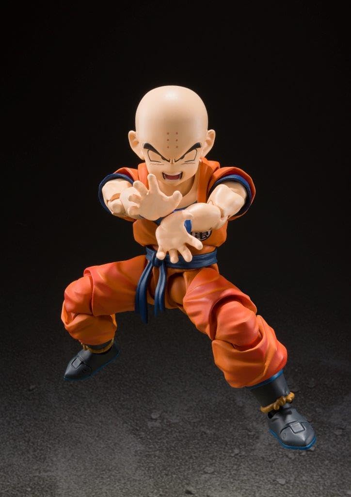 TAMASHII NATIONS - Dragon Ball Z - S.H.Figuarts - Krillin - Earth's Strongest Man (Reedición) - Figura de acción