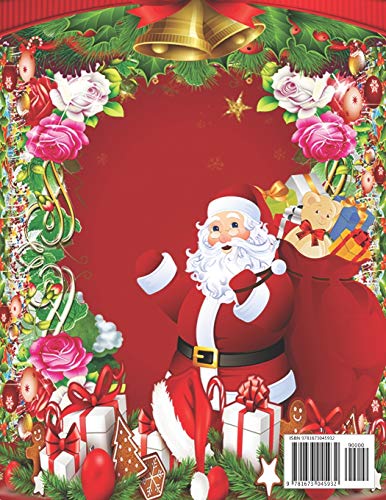 Christmas Activity book For Kids: Fun Children’s Christmas Gift or Present for Toddlers & Kids - 50 Beautiful Pages to Color with Santa Claus, Reindeer, Snowmen & More! image 4