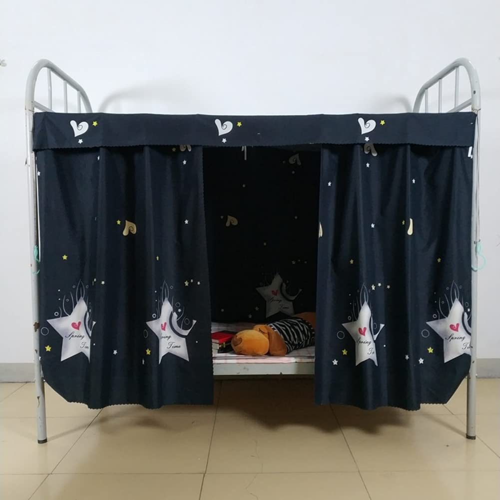 Dormitory Bunk Bed Curtains Dustproof Ventilation Blackout Cloth Mosquito Nets Shading Nets Bed Single Bed Tent Curtain Bed Canopy College Students Dorm Sleep Privacy Bed Spread Blackout Curtains
