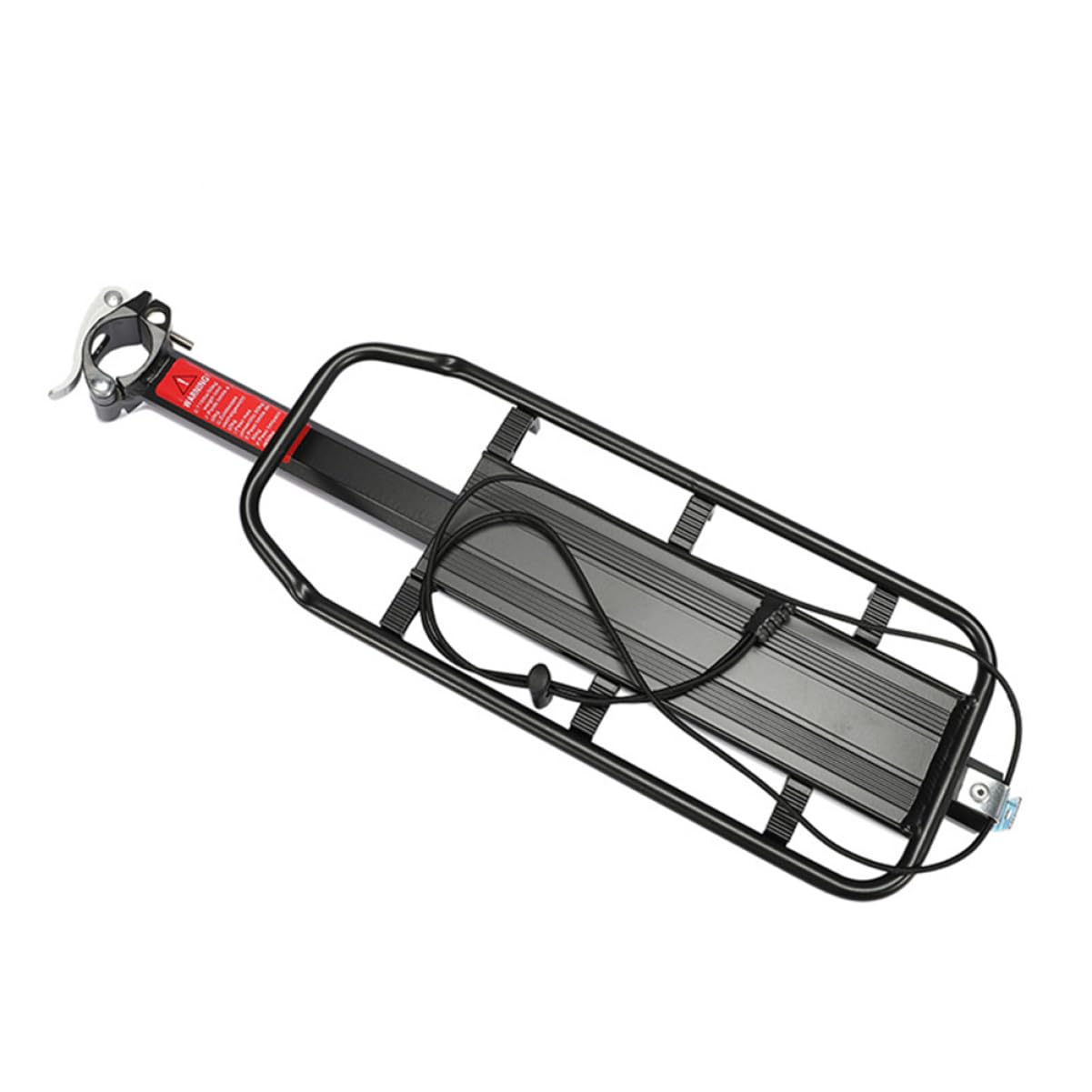 Portabicicletas trasero para bicicleta con soporte de equipaje compacto y funcional 8