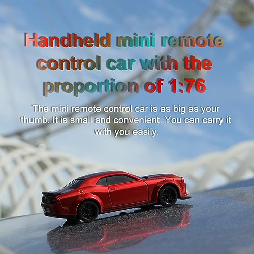 Image of TurboRC 1:76 Mini Sports Car 4CH 2.4GHZ Remote Control Full Proportional RTR Kit with 2 Replaceable Body Shell(C75-Red)
