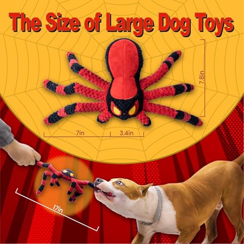 LEGEND SANDY Großes Hundespielzeug, um sie beschäftigt zu halten, interaktives Hundespielzeug, quietschendes Knistern von WarPuppy Spielzeug