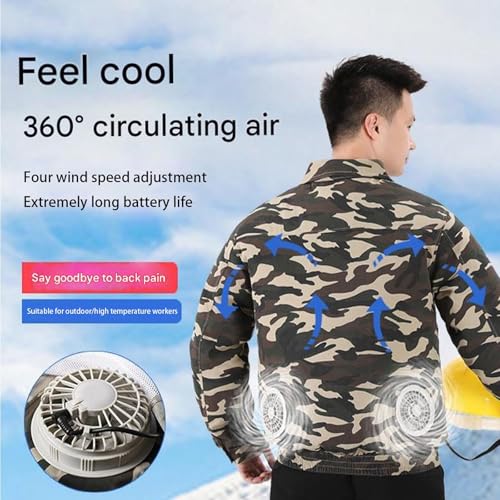Kuchofuku Air-Conditioned Work Jacket, Kuchofuku Air Conditioned Jacket, New Jackets with Cooling Fans for Men Women2