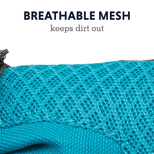 Ruffwear, Grip Trex Dog Boots, Outdoor Booties With Rubber Soles For Hiking And Running, Blue Spring, 1.75 In (4 Boots) #TOP4