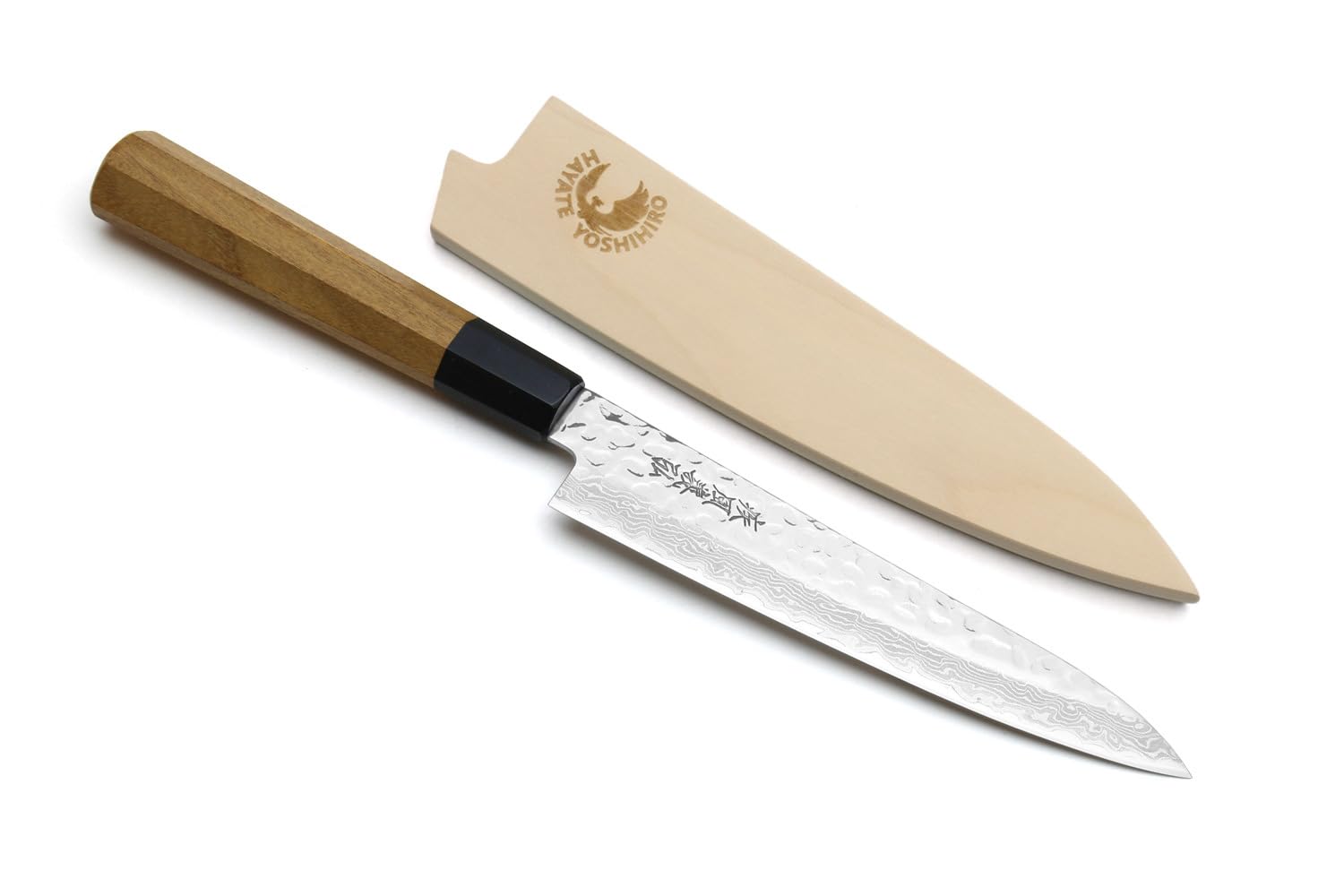 Yoshihiro 46 Layers VG-10 Hammered Damascus Petty Utility Prep Chef Knife