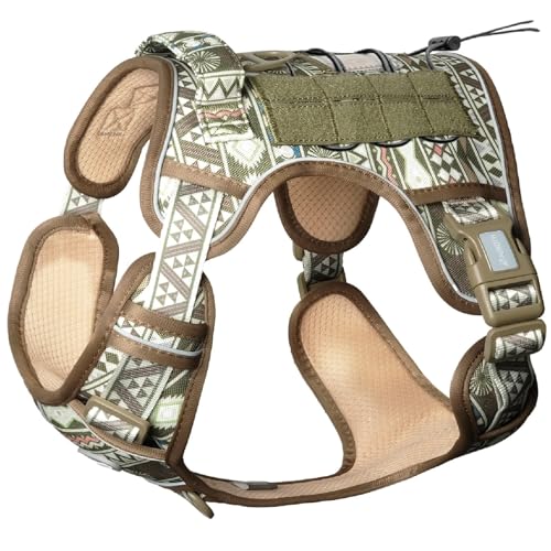 Image of AUROTH Dog Harness for Small Medium Dogs, Tactical No Pull Dog Vest